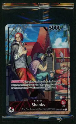 One Piece SHANKS LEADER #OP09-001 PSA Exclusive Promo SEALED MINT READY TO SHIP! - Image 1