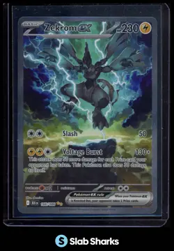 2025 POKEMON SV BLACK BOLT - BLK EN #166/086 ZEKROM EX SPECIAL ILLUSTRATION RARE - Image 1