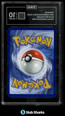 2025 POKEMON SV BLACK BOLT - BLK EN ZEKROM EX SPECIAL ILLUSTRATION RARE TAG 10 - Image 2