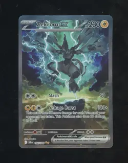 2025 Pokemon SV Black Bolt BLK EN Zekrom ex Special Illustration Rare #166/086 - Image 1