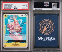 PSA 10 2023 ONE PIECE SHIRAHOSHI OP03 Pre-Release Stamped 116 UC Pillars - Image 2
