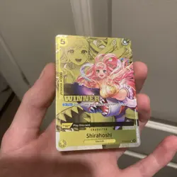 One Piece TCG Shirahoshi OP03-116 Tournament Pack Vol 6 Winner - Image 2