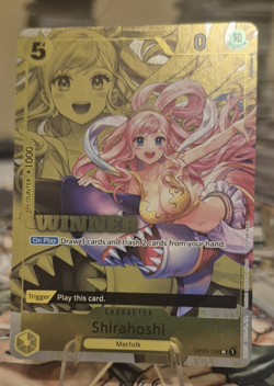 One Piece TCG Shirahoshi OP03-116 Tournament Pack Vol 6 Winner - Image 3