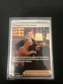 Giovanni’s Charisma 207/165 - SAR - SV 151 - Pokemon TCG - Full Art Trainer Nm - Image 1