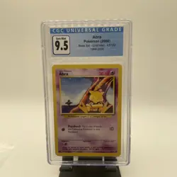 🟡 1999 Pokemon Base Set - Abra #43/102 🟡Certified CGC 10 (Gem Mint)/old 9.5 - Image 1