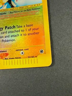 Pokemon TCG Pichu Expedition 22/165 Reverse Holo (MP, See photos) - Image 3