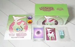 Pokemon EMPTY Temporal Forces ETB Box With Accessories And Pin Badge Bundle - Image 1