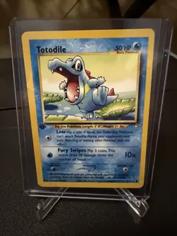 2001 Pokemon 1st Edition Neo Genesis Totodile 81 | Pack Fresh - Image 1