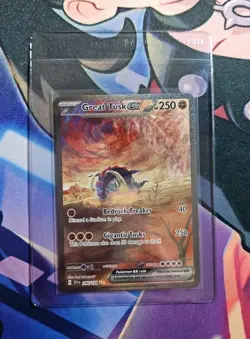 Pokemon Great Tusk ex SIR 246/198 Scarlet&Violet Base Set NM 2023 - Image 3