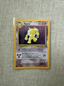 Pokemon Hypno 8/62 Fossil Holo Rare Unlimited - Image 2