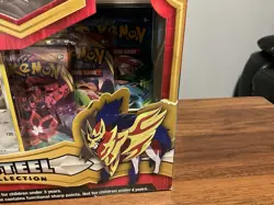 Pokemon TCG: Zacian Zamazenta True Steel Premium Figure & Pin Collection TEAMUP 820650807091 - Image 2