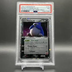 2004 Pokemon Rocket's Snorlax ex 104/109 Team Rocket Returns PSA 7 - Image 1