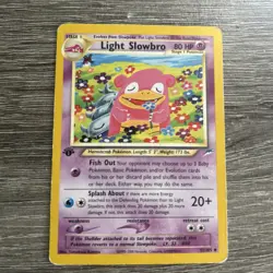 Pokemon TCG Neo Destiny 1st Edition Light Slowbro 051/105 LP - Image 1