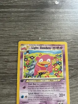 Pokemon TCG Neo Destiny 1st Edition Light Slowbro 051/105 LP - Image 3