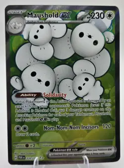Maushold ex - 233/182 - Pokemon TCG Paradox Rift Full Art Ultra Rare Holo NM - Image 1