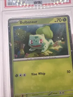 SWIRL 2023 POKEMON SVP BLACK STAR PROMO 151 POSTER COLL #046 BULBASAUR PSA 10 - Image 4