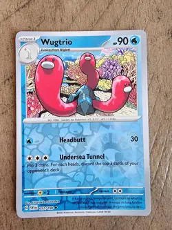 Pokemon TCG Scarlet & Violet Base Set Wugtrio x1 NM Reverse Holo 057 - Image 1