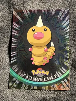 2000 TOPPS Chrome POKEMON Series 1-WEEDLE NM - Image 1