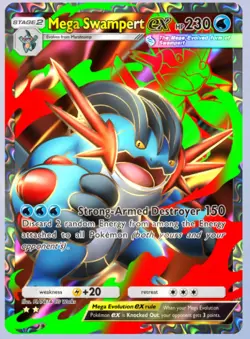 NEW** Mega Swampert EX Fantastical Parade Pokemon TCG Pocket 2 Star ⭐⭐ (English) - Image 1