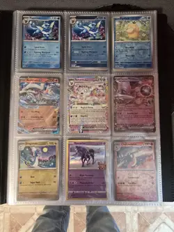 Huge Pokemon Binder Lot Mixed Holo Prismatic 151 Etc. With Binder - Image 2