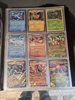 Huge Pokemon Binder Lot Mixed Holo Prismatic 151 Etc. With Binder - Image 3