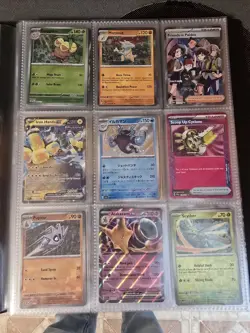 Huge Pokemon Binder Lot Mixed Holo Prismatic 151 Etc. With Binder - Image 4