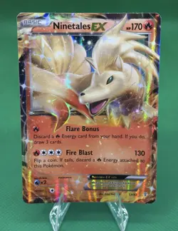 Ninetales EX ULTRA RARE 13/83 Pokemon XY Generations TCG Holo 2016 - Image 1