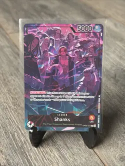 One Piece TCG Shanks OP09-001 Leader Alt Art One Piece 2nd Anniversary ENG - Image 1