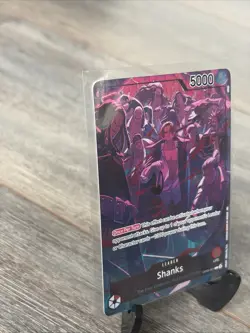 One Piece TCG Shanks OP09-001 Leader Alt Art One Piece 2nd Anniversary ENG - Image 2
