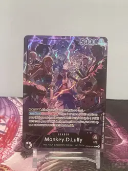 One Piece TCG Monkey.D.Luffy Leader English Edition OP09-061 2nd Anniversary - Image 1