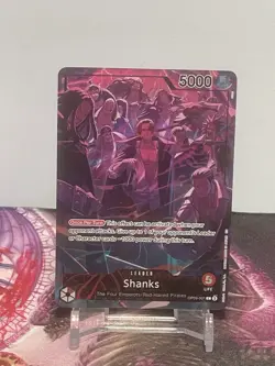 SHANKS - One Piece TCG OP09-001 - PROMO Leader - English Version 2nd Anniversary - Image 1