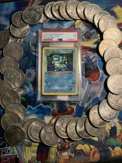 1999 POKEMON BASE SET #2 BLASTOISE HOLO SHADOWLESS 1ST EDITION PSA 7 NM - Image 3