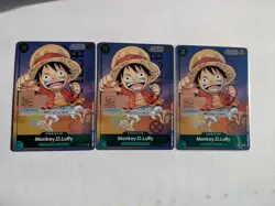 Monkey D Luffy P-037 1st Anniversary Tournament Stamp Promo Holo One Piece Card - Image 2