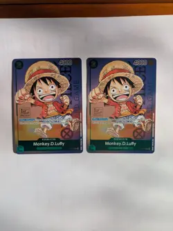 Monkey D Luffy P-037 1st Anniversary Tournament Stamp Promo Holo One Piece Card - Image 3