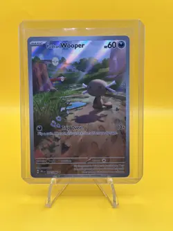 2025 Pokemon Phantasmal Flames PFL EN Paldean Wooper Illustration Rare #102/094 - Image 1