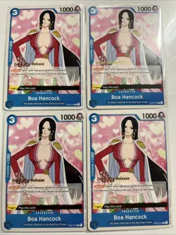 4x Boa Hancock Super Pre-Release - ST03-013- Nm- One Piece TCG Seven Warlords - Image 3