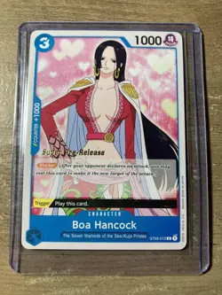 Boa Hancock Super Pre-Release - ST03-013-One Piece TCG Seven Warlords NM - Image 1