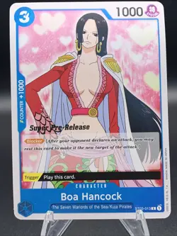 2022 One Piece Boa Hancock Super Pre Release #ST03-013 - Image 1