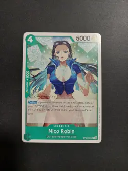 One Piece Card Game - Nico Robin (2nd Anniversary) OP09-033 C - NM - Image 1