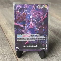 2025 ONE PIECE OP09 061 MONKEY D LUFFY ENGLISH 2ND ANNIVERSARY SET PROMO NM/MINT - Image 1