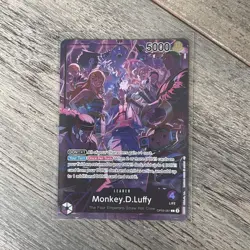 2025 ONE PIECE OP09 061 MONKEY D LUFFY ENGLISH 2ND ANNIVERSARY SET PROMO NM/MINT - Image 4