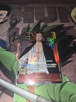 Shanks OP01-120 SEC Romance Dawn One Piece CCG Alt Art English - Image 1