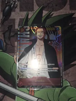 Shanks OP01-120 SEC Romance Dawn One Piece CCG Alt Art English - Image 2