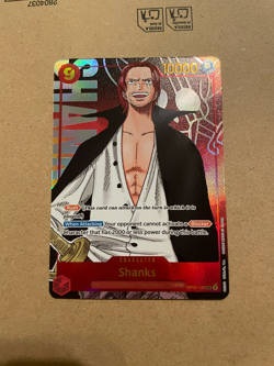 Shanks OP01-120 SEC Romance Dawn One Piece CCG Alt Art English - Image 1