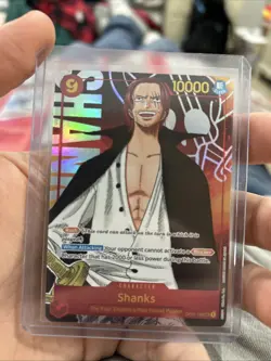 Shanks OP01-120 SEC Romance Dawn One Piece CCG Alt Art English - Image 1