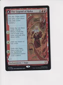 MAGIC MTG AVATAR: THE LAST AIRBENDER FOIL THE LEGEND OF ROKU (CB) - Image 1