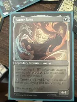 MTG The Legend of Roku FOIL - TLA Universes Beyond: Avatar: The Last Airbender N - Image 1