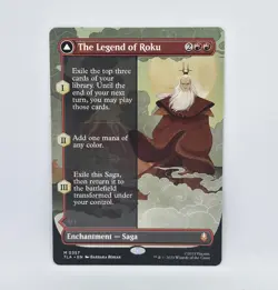 The Legend of Roku Borderless Mythic MTG Avatar: The Last Airbender NON FOIL - Image 1