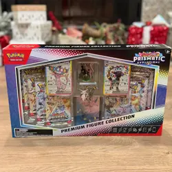 Pokemon TCG Scarlet & Violet Prismatic Evolutions Premium Figure Collection New - Image 1