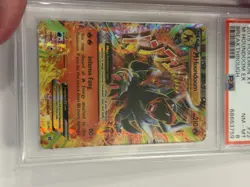 2015 Pokemon XY Breakthrough #22 M Houndoom Ex PSA 8 NM-MT Graded Card - Image 2